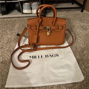 Mille Bags Grace Leather Handbag